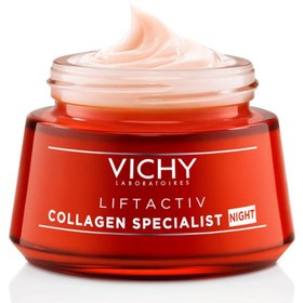 Resim Vichy liftactiv collagen specialist yaşlanma karşıtı gece bakım kremi 50 ml 