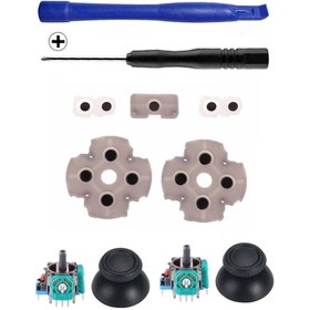 Resim POPKONSOL Ps5 Versiyon 1 Analog Motor Topuz Iç Lastik Tornavida Ayırıcı Tamir Seti Playstation 5 Kol Tamiri 