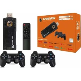 Resim Fantastik Store 8k Ultra Hd Game Box 36500 Oyunlu Game Stick Oyun Konsolu 