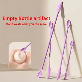Resim 1/3pcs Mor Mini Silikon Spatula Seti, Kokusuz Yeniden Kullanılabilir Makyaj Spatulası, Küçük Kavanoz Spatula, Kozmetik Ürünleri, Yüz Güzellik Ürünleri, Kozmetik Aksesuarlar 
