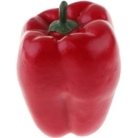 Resim Yapay Kırmızı California Biber Dolma Biber 1Adet 10x7 Cm Gerçek B 