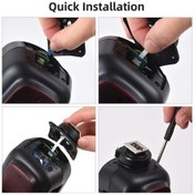 Resim Pazly Godox V1n/v860ııı-n Flaş Ayağı Yedek Parçası - Kolay Montaj, Kaliteli Plastik Ve Metal, Siyah Renk 