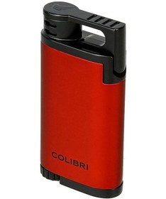 Resim Colibri Belmont Tek Torch Pürmüz Kırmızı - Siyah Puro Çakmağı 