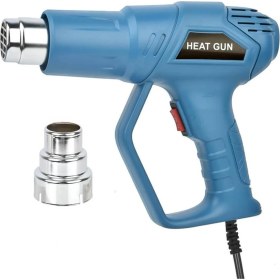 Resim PremiumPort Güçlü 2000W Profesyonel Sıcak Hava Tabancası, 2 Kademeli Isı Seçeneği 