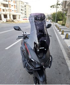 Resim Motocam Rks Lince 125 Ön Cam 2021-2026 Model 65cm Siyah Renkli 4mm Orta Boylu 