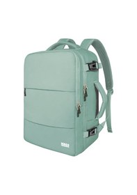 Resim Haegs Laptop Sırt Çantası, Seyahat Çantası Hafif El Çantası Küçük Bavul Valiz, Uçak Onaylı Bagaj Çantası, Erkek Ve Bayan İçin, 15.6 İnç Notebook Dizüstü Bilgisayar Macbook Laptop Çantası, Yeşil 