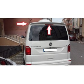 Resim Volkswagen T5 Transporter T5 T6 Bagaj Üstü Spoyler Araç Rengi Boyalı 