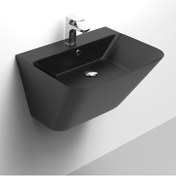 Resim Paluci Vella Matt Black Monoblock Lavabo 