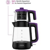 Resim Altus Al 796 S 1900 W Cam Çay Makinesi Siyah 