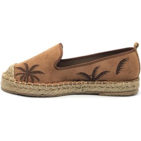 Resim Feles Espadril Kadın Babet Ayakkabı Taba 