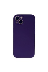Resim artlab Art İphone 13 Mini Kılıf Nano İçi Kadife Silikon - Mor Lab 