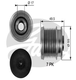 Resim GATES Oap7086 Alternator Kasnagi (MERCEDES: C300 320 350 CLS320 CLS350 E350 SPRİNTER 06.06 (WT271619) 