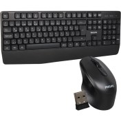 Resim Philips SPT6348B USB Kablosuz Ofis Tipi Siyah Numpadli Türkçe Q Klavye Mouse Seti 