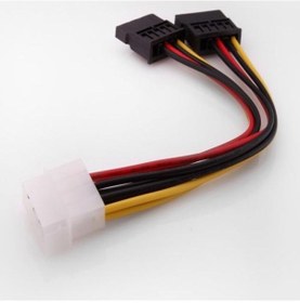 Resim S-Link Sl-P516 Ikili Sata Power Kablo 