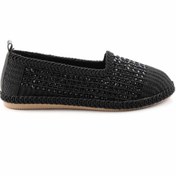 Resim Bambi Siyah Örgü Kadın Espadril K01823012516 