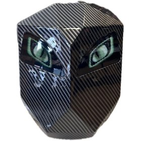 Resim Yerli Led Animasyonlu Gözlü Ekranlı Motosiklet Sırt Çantası 