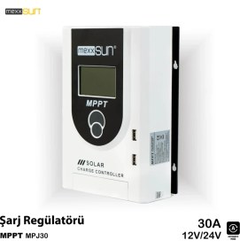 Resim MEXXSUN 30 AMPER MPPT SOLAR ŞARJ REGÜLATÖRÜ DİJİTAL 
