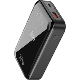 Resim Juo 10000 mAh 33W LED Watt Amper Göstergeli Usb-A + Type-C Powerbank Taşınabilir Hızlı Şarj Cihazı 