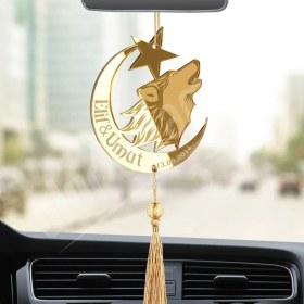 Resim Olur O Zaman Kişiye Özel Tarihli Bozkurt Pleksi Araba Dikiz Aynası Süsü 