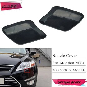 Resim Sol Yan Boyasız Ön Far Yıkama Memesi Kapağı Far Su Püskürtme Jeti Kapağı Konut Ford Mondeo 2007-2011 Için Mk4 Araba Aksesuarları 