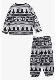 Resim Breeze Erkek Bebek Pijama Takımı Çam Ağacı Desenli 9 Ay-3 Yaş, Karışık Renk 