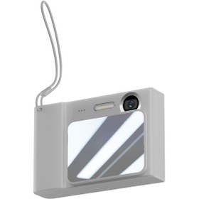 Resim Yeni Hd Dijital Fotoğraf Makinesi Moda Retro Ccd Öğrenci Kart Makinesi Mini Kamera Kaynak Fabrika Y200 Gri Hafıza Kartı Hariç 