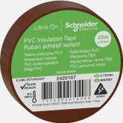 Resim Schneider Thorsman Izole Bant 19 mm x 20 Metre Kahverengi 