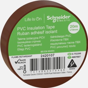 Resim Schneider Thorsman Izole Bant 19 mm x 20 Metre Kahverengi 