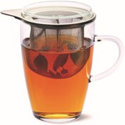 Resim Genel Markalar Si Süzgeçli ve Kapaklı Cam Bitki Çayı Kupası 0,35 L BPA içermez/plastik içermez ısıya dayanıklı mikr 