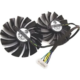 Resim Everflow 95 mm PLD10010S12HH 6pin Grafik Ekran Kartı Soğutucu Fan 