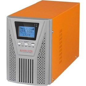 Resim Makelsan Powerpack SE Online 3KVA 4/8 dk (6x12v 7AH Akü) UPS Turuncu 