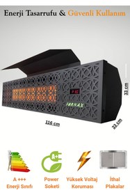 Resim DM Fornax (14 Kw) Doğalgazlı Seramik Radyant Isıtıcı CE Belgeli, GAZMER Onaylı, 2 Yıl Garantili 