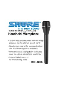 Resim Shure Vp64a Röportaj Mikrofonu 