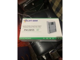 Resim Çet-San PM.0885 Monofaze Tekli Sayaç Panosu Plastik 9 Sigortalı 