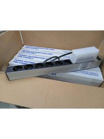 Resim 19" 1u 6'lı Schuko Sigortalı Alüminyum Rack Kabin Pdu(10 Adet) 