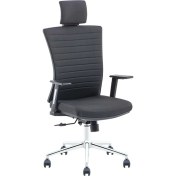 Resim Uzay Ofis Hero Müdür Koltuğu Siyah 