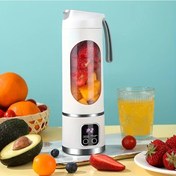 Resim Sunshine022 Beyaz Taşınabilir Usb Şarjlı Blender Meyve Sebze Smoothie Yapma Makinesi 