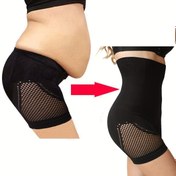 Resim Yeni Yüksek Bel Antrenörü Kalça Kaldırıcı Pantolon Zayıflatan Hollow Mesh İç Çamaşırı Vücut Şekillendirici Vücut Şekillendirici Karın Şekillendirici Tayt Korse Yüksek Bel Şekillendirici 