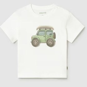 Resim Mayoral Erkek Bebek T-shirt 1011 Krem 