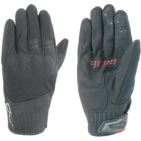 Resim Oj Lever Siyah Korumalı Motosiklet Eldiveni Xl 