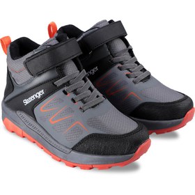 Resim Slazenger KENTON I Çocuk Cırt Cırtlı Koyu Gri Bot 