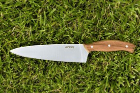 Resim Antiq Ares Serisi Şef Bıçağı - Ceviz Sap 20 cm 