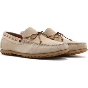 Resim Derimod Erkek Bej Süet Deri Casual Loafer 25SFD630110 