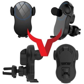 Resim 15w Magsafe Iphone 11-12-13-14 Pro-pro Max Uyumlu Magnetic Wireless Universal Araç Telefon Tutucu Siyah Black 