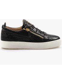 Resim Giuseppe Zanotti Siyah Fermuarlı Erkek Spor & Sneaker Ayakkabı RM50012 