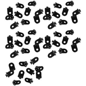 Resim Monyee Sera Aksesuarı Siyah Plastik Kanca 50 Adet - 30x19mm Boyutlu Zırhlama Tırnakları 