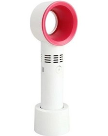 Resim Taşınabilir Bladeless Fan El Usb Şarj Edilebilir Mini Soğutucu Hiçbir Yaprak Kullanışlı Soğutma Fanı Hava Soğutucu Fanlar Masaüstü E06ad1 Beyaz 