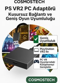 Resim cosmostech PS VR2 PC Adaptörü – PS VR2 PS5 Sanal Gerçeklik Gözlüğü ve Bilgisayar Uyumlu | USB 3.0 | PSVR2 