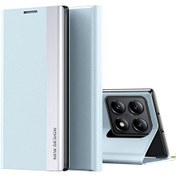 Resim Xiaomi 14t Kılıf Standlı Düşmeyi Önleyici Deri Telefon Kılıfı İçin 