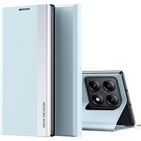 Resim Xiaomi 14t Kılıf Standlı Düşmeyi Önleyici Deri Telefon Kılıfı İçin 